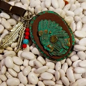 Native American Inspired Turquoise Wash